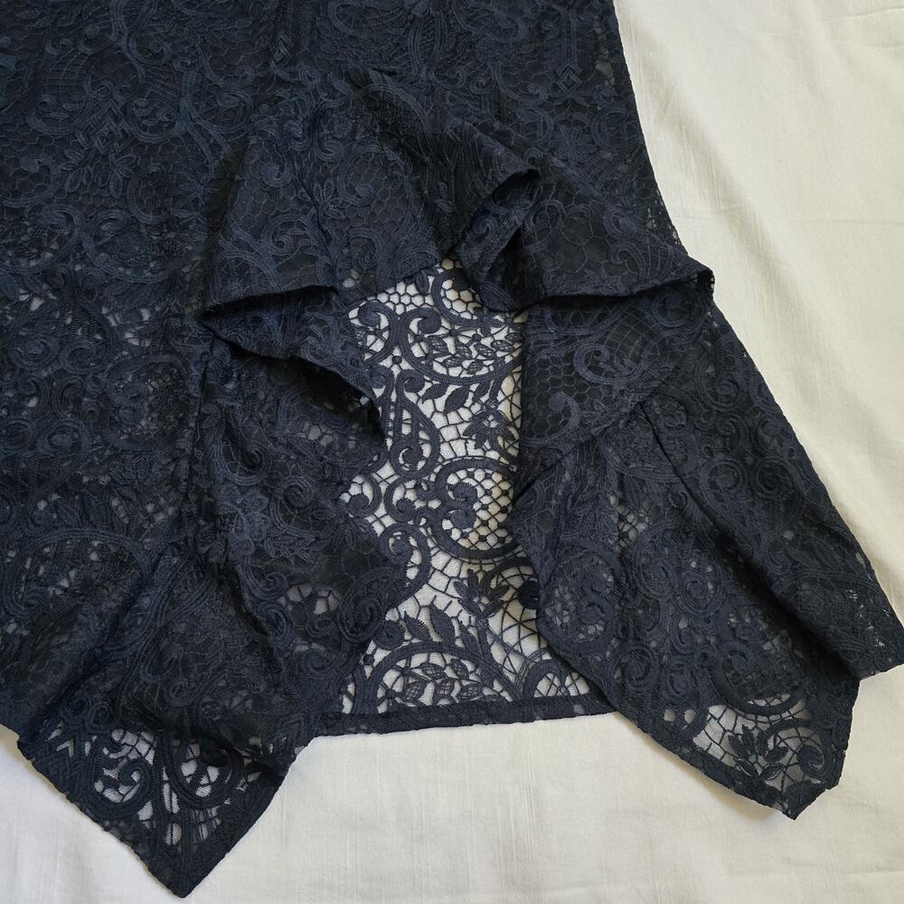 NWT 2 Sisters Women's Lace Mermaid Dress Sz 6 Romantic Goth‎ Prom Wedding Y2k - Picture 5 of 11